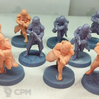 Описание картинки Star Wars Legion Blizzard Force + E-WEB heavy blaster от Grag18 по цене 5 875руб | Свободный Рынок Миниатюр - СРМ