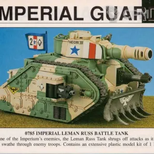 Описание картинки Imperial Leman Russ Battle Tank 1994 2nd ed от Stark Foundry по цене 4 780руб | Свободный Рынок Миниатюр - СРМ