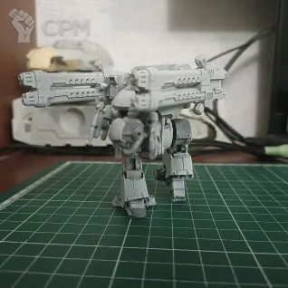 Описание картинки Deredeo Dreadnought Iron Warriors от Erpeler по цене 2 000руб | Свободный Рынок Миниатюр - СРМ