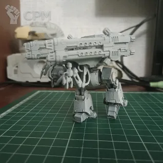 Описание картинки Deredeo Dreadnought Iron Warriors от Erpeler по цене 2 000руб | Свободный Рынок Миниатюр - СРМ