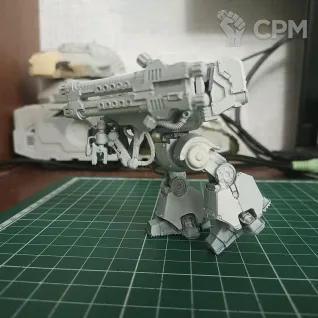 Описание картинки Deredeo Dreadnought Iron Warriors от Erpeler по цене 2 000руб | Свободный Рынок Миниатюр - СРМ