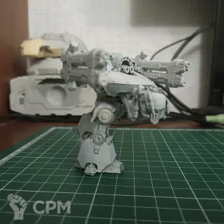 Описание картинки Deredeo Dreadnought Iron Warriors от Erpeler по цене 2 000руб | Свободный Рынок Миниатюр - СРМ