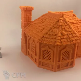Описание картинки Дом Алхимика - Фэнтези Террейн от Terrain Print по цене 1 000руб | Свободный Рынок Миниатюр - СРМ
