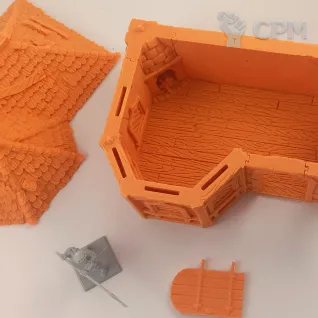 Описание картинки Дом Алхимика - Фэнтези Террейн от Terrain Print по цене 1 000руб | Свободный Рынок Миниатюр - СРМ