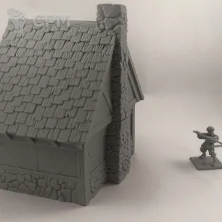 Описание картинки Каменный Дом - Фэнтези Террейн от Terrain Print по цене 750руб | Свободный Рынок Миниатюр - СРМ
