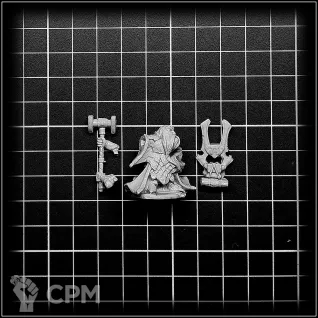 Описание картинки Herryk Aesir, Dwarf Warlord от OldHammer Мастерская по цене 300руб | Свободный Рынок Миниатюр - СРМ