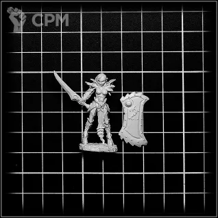 Описание картинки Casiatta Female Anti-Paladin от OldHammer Мастерская по цене 350руб | Свободный Рынок Миниатюр - СРМ