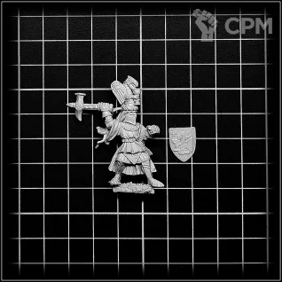 Описание картинки Paladin with Hammer and Shield от OldHammer Мастерская по цене 350руб | Свободный Рынок Миниатюр - СРМ