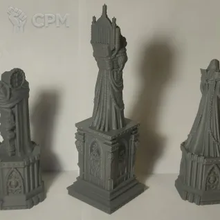 Описание картинки Набор террейна статуи от 3d_Bear по цене 1 200руб | Свободный Рынок Миниатюр - СРМ