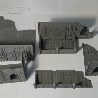 Описание картинки Имперские руины 3 этажа от 3d_Bear по цене 1 600руб | Свободный Рынок Миниатюр - СРМ