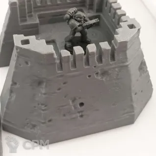 Описание картинки Окопный бункер - Trench Crusade от Terrain Print по цене 1 300руб | Свободный Рынок Миниатюр - СРМ