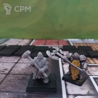 Описание картинки Dwarf Thunderers от Alarik по цене 1 050руб | Свободный Рынок Миниатюр - СРМ
