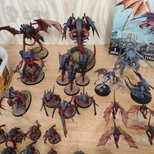 Описание картинки Tyranids Army Распил от Кокос по цене 100руб | Свободный Рынок Миниатюр - СРМ