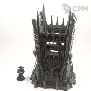 Описание картинки Вышка Дикарей - Фэнтези Террейн от Terrain Print по цене 2 300руб | Свободный Рынок Миниатюр - СРМ
