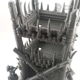 Описание картинки Вышка Дикарей - Фэнтези Террейн от Terrain Print по цене 2 300руб | Свободный Рынок Миниатюр - СРМ