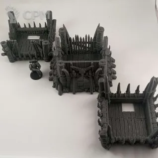 Описание картинки Вышка Дикарей - Фэнтези Террейн от Terrain Print по цене 2 300руб | Свободный Рынок Миниатюр - СРМ