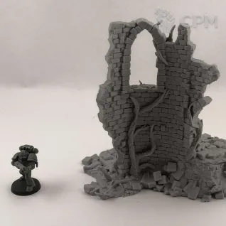 Описание картинки Каменные Фэнтези Руины №2 - комплект из 5 от Terrain Print по цене 2 600руб | Свободный Рынок Миниатюр - СРМ