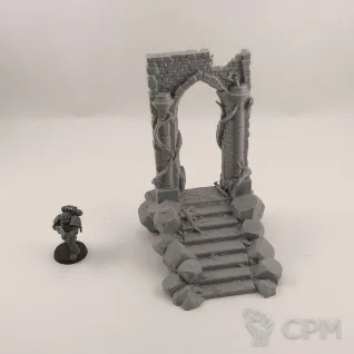 Описание картинки Каменные Фэнтези Руины №2 - комплект из 5 от Terrain Print по цене 2 600руб | Свободный Рынок Миниатюр - СРМ