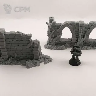Описание картинки Каменные Фэнтези Руины №2 - комплект из 5 от Terrain Print по цене 2 600руб | Свободный Рынок Миниатюр - СРМ