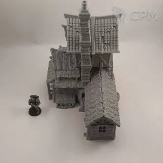 Описание картинки Мастерская Кузнеца - Фэнтези Террейн от Terrain Print по цене 1 900руб | Свободный Рынок Миниатюр - СРМ