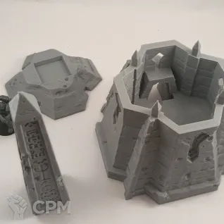 Описание картинки Бункер Еретиков от Terrain Print по цене 1 100руб | Свободный Рынок Миниатюр - СРМ
