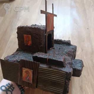 Описание картинки Траншеи и постройки от MrSined по цене 1 500руб | Свободный Рынок Миниатюр - СРМ