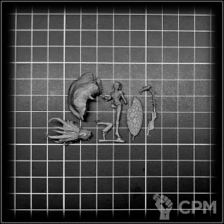 Описание картинки Dragon Huntress от OldHammer Мастерская по цене 500руб | Свободный Рынок Миниатюр - СРМ