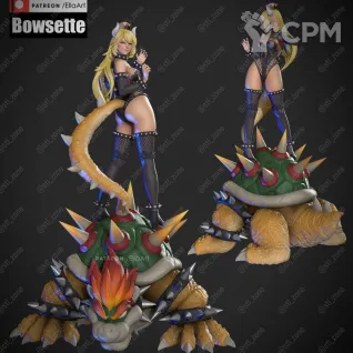 Описание картинки Bowsette от Три Ди Принт по цене 8 500руб | Свободный Рынок Миниатюр - СРМ