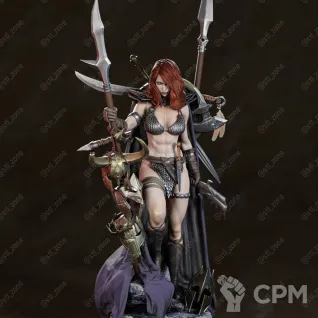 Описание картинки Red Sonya от Три Ди Принт по цене 7 000руб | Свободный Рынок Миниатюр - СРМ