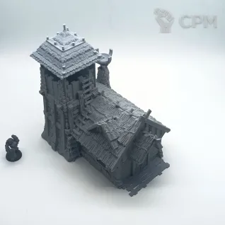 Описание картинки Аванпост - Фэнтези Террейн от Terrain Print по цене 2 200руб | Свободный Рынок Миниатюр - СРМ