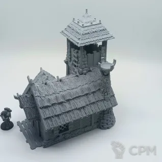 Описание картинки Аванпост - Фэнтези Террейн от Terrain Print по цене 2 200руб | Свободный Рынок Миниатюр - СРМ