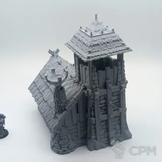 Описание картинки Аванпост - Фэнтези Террейн от Terrain Print по цене 2 200руб | Свободный Рынок Миниатюр - СРМ
