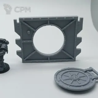 Описание картинки Коридорный Террейн - Имперский от Terrain Print по цене 2 775руб | Свободный Рынок Миниатюр - СРМ