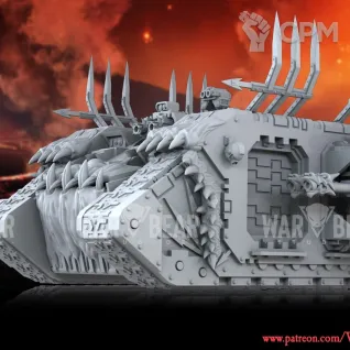 Описание картинки Death Guard land raider от Три Ди Принт по цене 3 850руб | Свободный Рынок Миниатюр - СРМ