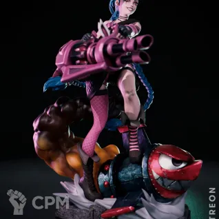 Описание картинки Jinx от Три Ди Принт по цене 6 500руб | Свободный Рынок Миниатюр - СРМ
