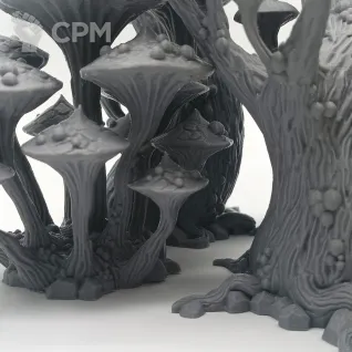 Описание картинки Грибной Лес - Фэнтези Террейн от Terrain Print по цене 2 500руб | Свободный Рынок Миниатюр - СРМ