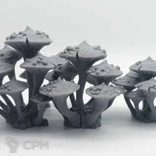 Описание картинки Грибной Лес - Фэнтези Террейн от Terrain Print по цене 2 500руб | Свободный Рынок Миниатюр - СРМ