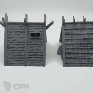 Описание картинки Дома Северян - Комплект из 6 от Terrain Print по цене 2 800руб | Свободный Рынок Миниатюр - СРМ
