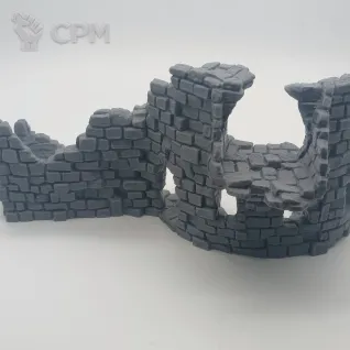Описание картинки Руины Хаглторна - Комплект из 4 от Terrain Print по цене 2 500руб | Свободный Рынок Миниатюр - СРМ