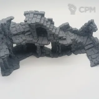 Описание картинки Руины Хаглторна - Комплект из 4 от Terrain Print по цене 2 500руб | Свободный Рынок Миниатюр - СРМ