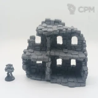 Описание картинки Руины Хаглторна - Комплект из 4 от Terrain Print по цене 2 500руб | Свободный Рынок Миниатюр - СРМ