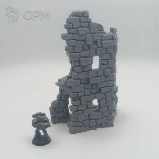 Описание картинки Руины Хаглторна - Комплект из 4 от Terrain Print по цене 2 500руб | Свободный Рынок Миниатюр - СРМ