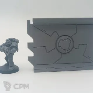 Описание картинки Коридорный Террейн - Тау от Terrain Print по цене 2 775руб | Свободный Рынок Миниатюр - СРМ