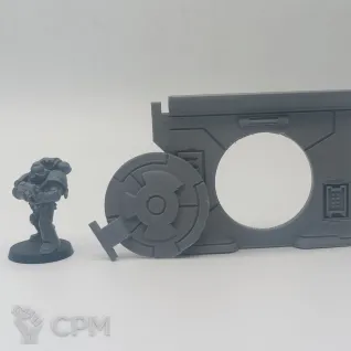 Описание картинки Коридорный Террейн - Тау от Terrain Print по цене 2 775руб | Свободный Рынок Миниатюр - СРМ