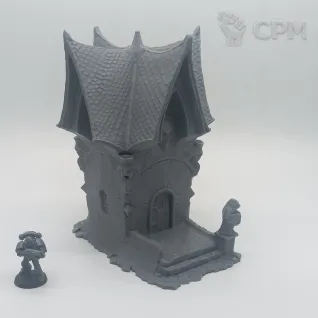 Описание картинки Дома Нежити - Фэнтези Террейн от Terrain Print по цене 2 800руб | Свободный Рынок Миниатюр - СРМ