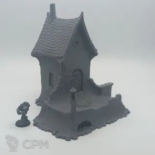 Описание картинки Дома Нежити - Фэнтези Террейн от Terrain Print по цене 2 800руб | Свободный Рынок Миниатюр - СРМ