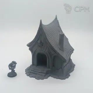Описание картинки Дома Нежити - Фэнтези Террейн от Terrain Print по цене 2 800руб | Свободный Рынок Миниатюр - СРМ