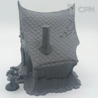 Описание картинки Дома Нежити - Фэнтези Террейн от Terrain Print по цене 2 800руб | Свободный Рынок Миниатюр - СРМ