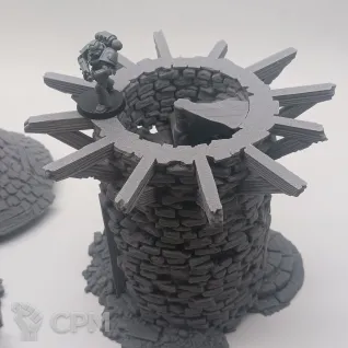 Описание картинки Башня Отшельника - Фэнтези Террейн, Shadowfey Ruins от Terrain Print по цене 2 400руб | Свободный Рынок Миниатюр - СРМ