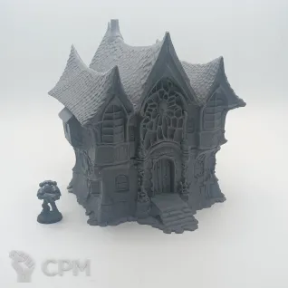 Описание картинки Дома Нежити - Фэнтези Террейн от Terrain Print по цене 2 800руб | Свободный Рынок Миниатюр - СРМ